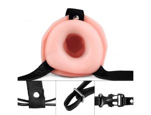 Vibrating Unisex Hollow Strap On