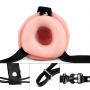 Vibrating Unisex Hollow Strap On - 2