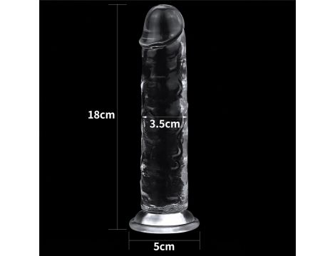 Flawless Clear Dildo 7.0'' - 4