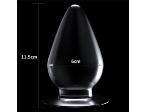 Flawless Clear Anal Plug 4.5''