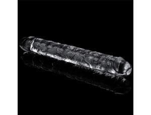 Flawless Clear Double dildo 12''