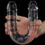 Flawless Clear Double dildo 12'' - 9