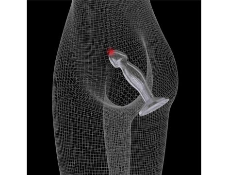Flawless Clear Prostate Plug 6.5'' - 8