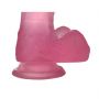 6"" Jelly Studs Crystal Dildo Small Pink - 9