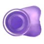 6"" Jelly Studs Crystal Dildo Small Purple - 7