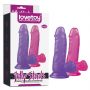 6"" Jelly Studs Crystal Dildo Small Purple - 10