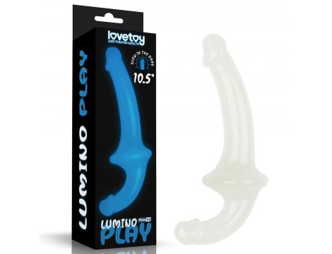 Podwójne dildo świecące Lumino Play Lovetoy 27 cm