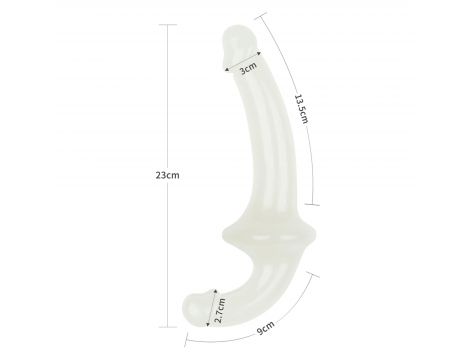 Podwójne dildo świecące Lumino Play Lovetoy 27 cm - 2