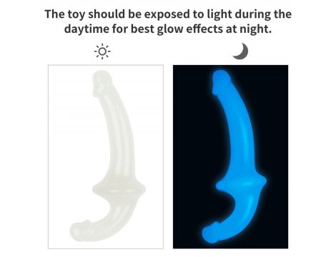 Podwójne dildo świecące Lumino Play Lovetoy 27 cm - 14