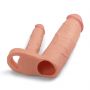 Add 2"" Pleasure X Tender Double Penis Sleeve - 2