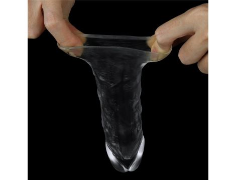 Flawless Clear Penis Sleeve Add 1'' - 2