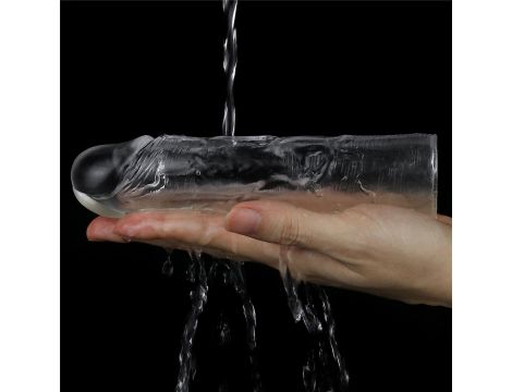 Flawless Clear Penis Sleeve Add 1'' - 6