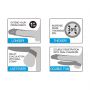 Add 1"" Pleasure X Tender Vibrating Double Penis Sleeve - 5