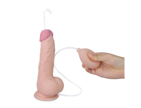 8"" Soft Ejaculation Cock With Ball - 3