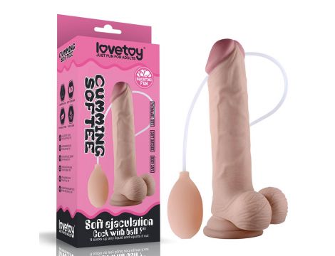 9"" Soft Ejaculation Cock With Ball - 5