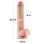 9.5'' Sliding Skin Dual Layer Dong - 2