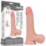 8.5'' Sliding Skin Dual Layer Dong - Whole Testicle - 11