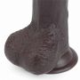 7'' Sliding Skin Dual Layer Dong - Black - 19