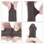 7'' Sliding Skin Dual Layer Dong - Black - 15