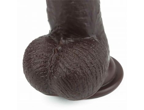 9'' Sliding Skin Dual Layer Dong - Black - 14