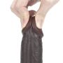 9'' Sliding Skin Dual Layer Dong - Black - 11