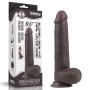9'' Sliding Skin Dual Layer Dong - Black - 17