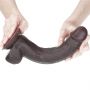 9.0'' Sliding Skin Dual Layer Dong - Black - 4