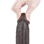 9.0'' Sliding Skin Dual Layer Dong - Black - 10