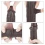 9.0'' Sliding Skin Dual Layer Dong - Black - 15