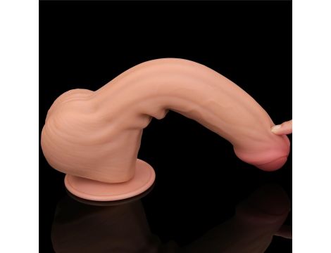 11.5'' King Sized Sliding Skin Dual Layer Dong - 8