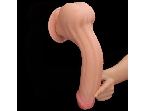 11.5'' King Sized Sliding Skin Dual Layer Dong - 16