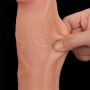 11.5'' King Sized Sliding Skin Dual Layer Dong - 16