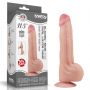 11.5'' King Sized Sliding Skin Dual Layer Dong - 21