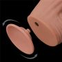 12'' King Sized Sliding Skin Dual Layer Dong - 10
