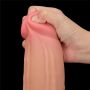 12'' King Sized Sliding Skin Dual Layer Dong - 9