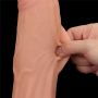 12'' King Sized Sliding Skin Dual Layer Dong - 13