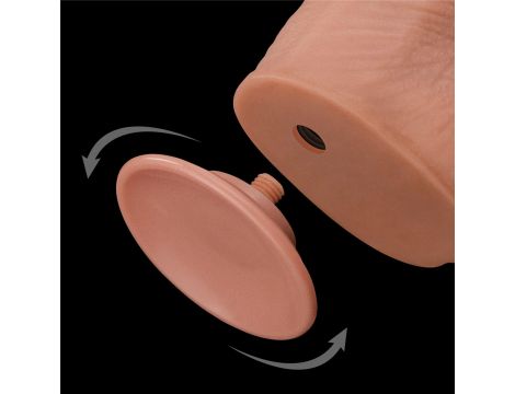 13.5'' King Sized Sliding Skin Dual Layer Dong - 14