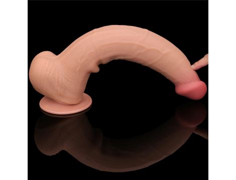 13.5'' King Sized Sliding Skin Dual Layer Dong - 9