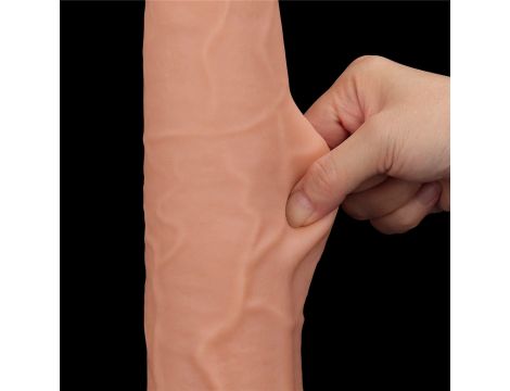 13.5'' King Sized Sliding Skin Dual Layer Dong - 12