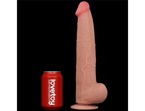 13.5'' King Sized Sliding Skin Dual Layer Dong - 16