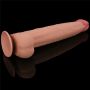 13.5'' King Sized Sliding Skin Dual Layer Dong - 8