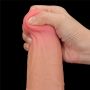 13.5'' King Sized Sliding Skin Dual Layer Dong - 14