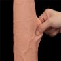 13.5'' King Sized Sliding Skin Dual Layer Dong - 13