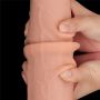 13.5'' King Sized Sliding Skin Dual Layer Dong - 18