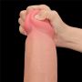14'' King Sized Sliding Skin Dual Layer Dong - 9