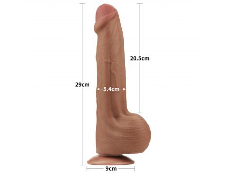 11.5'' King Sized Sliding Skin Dual Layer Dong Brown - 2