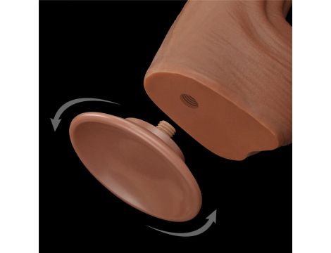 11.5'' King Sized Sliding Skin Dual Layer Dong Brown - 7