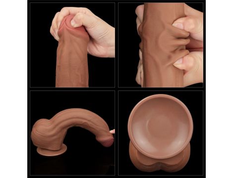 11.5'' King Sized Sliding Skin Dual Layer Dong Brown - 20