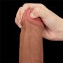 11.5'' King Sized Sliding Skin Dual Layer Dong Brown - 9