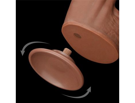 12'' King Sized Sliding Skin Dual Layer Dong Brown - 9